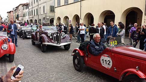 Frecci Rossa 2015 - Cascina Fiat 508 S Mille Miglia Balilla Spo e lAlfa Romeo 6C 2300 Pescara Spider delle Mille Miglia 2015